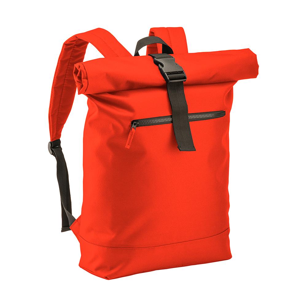 Zaino Roll porta PC (17") in poliestere riciclato R-PET con tasca esterna con cerniera Zaino Roll porta PC (17") in poliestere riciclato R-PET con tasca esterna con cerniera